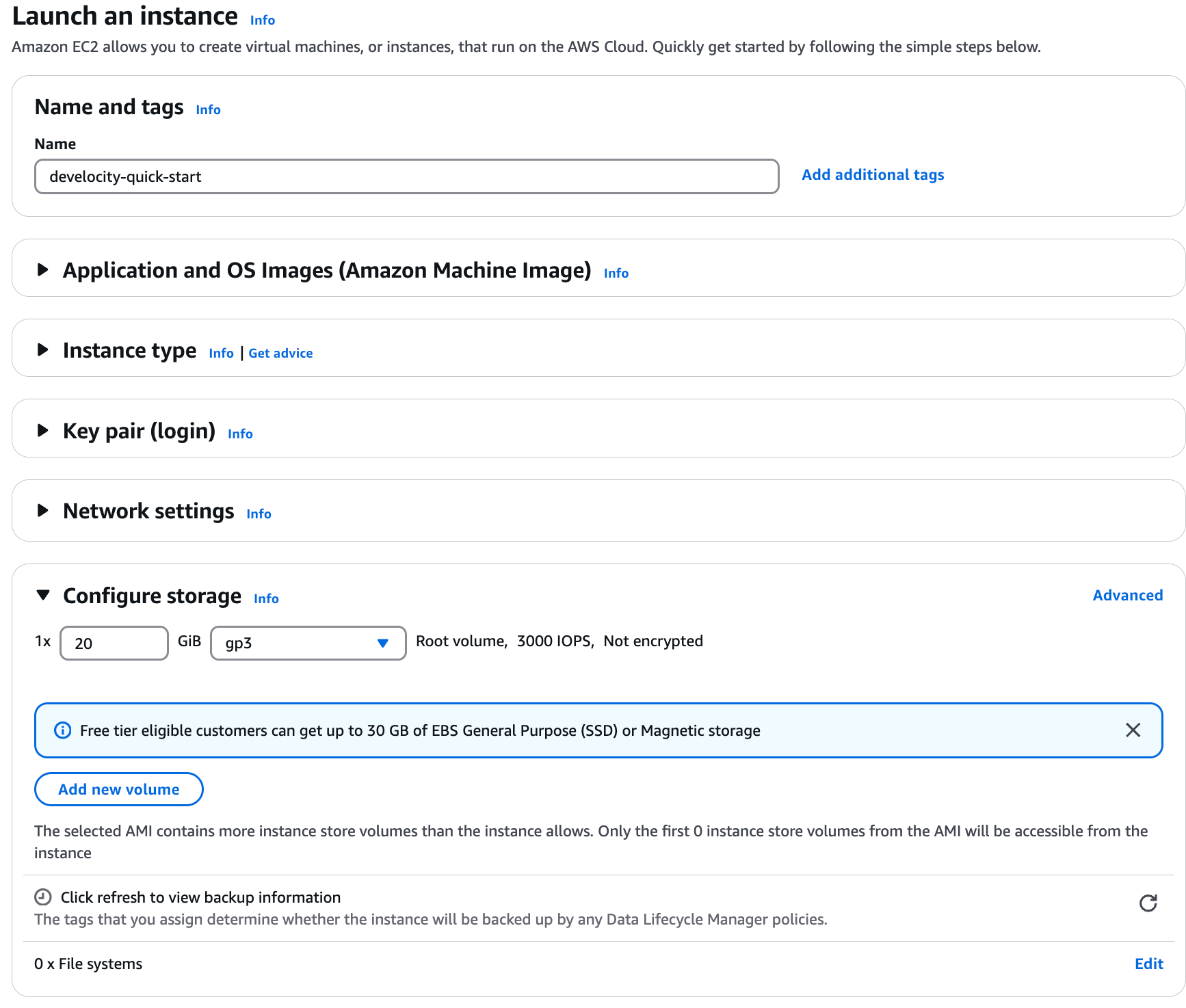 Amazon EC2 Instance Storage Configuration