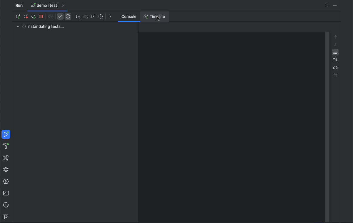 intellij timeline