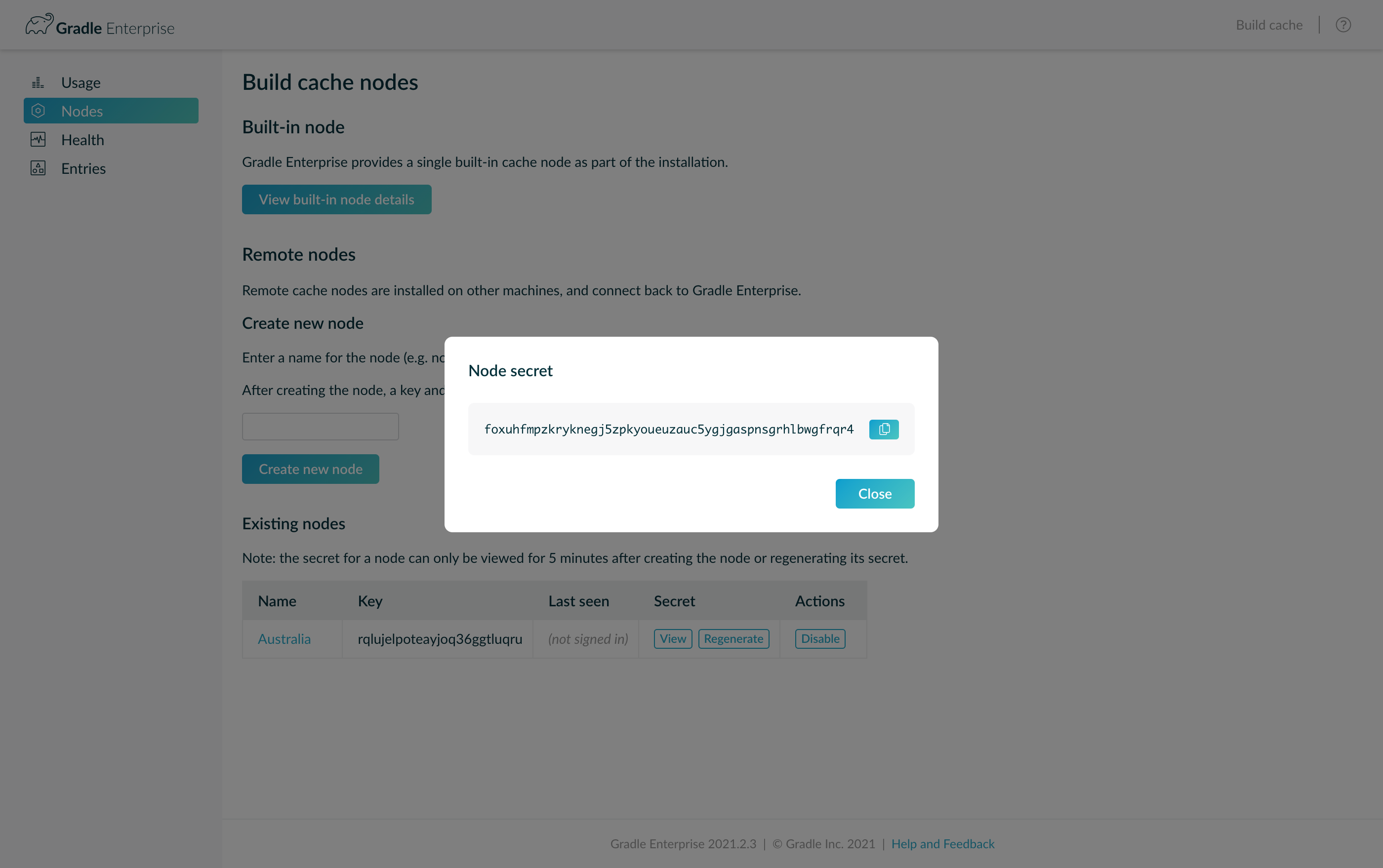 controller secret 2021.2