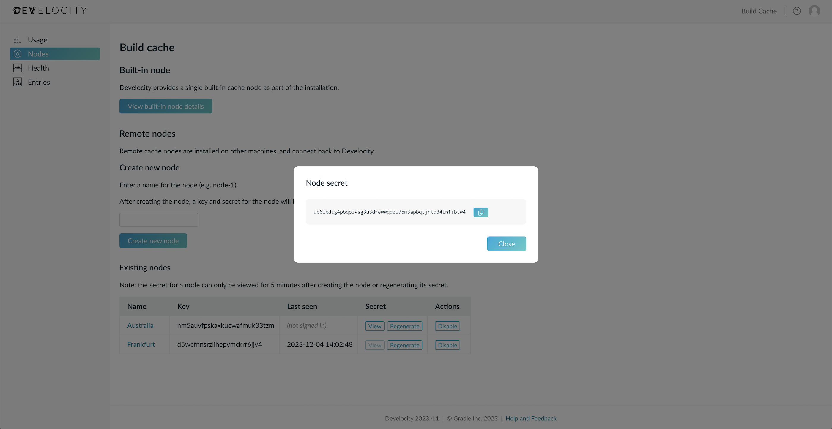 controller secret 2023.4.1