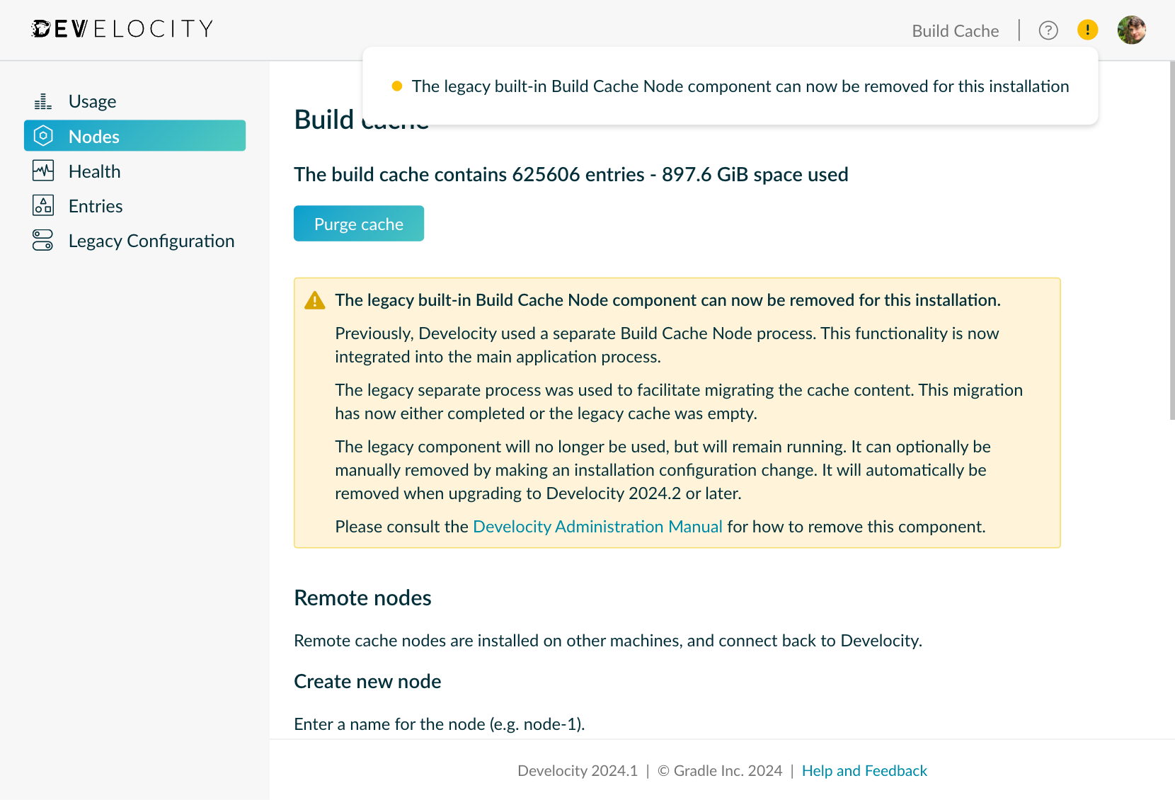 legacy bcn node removal notice