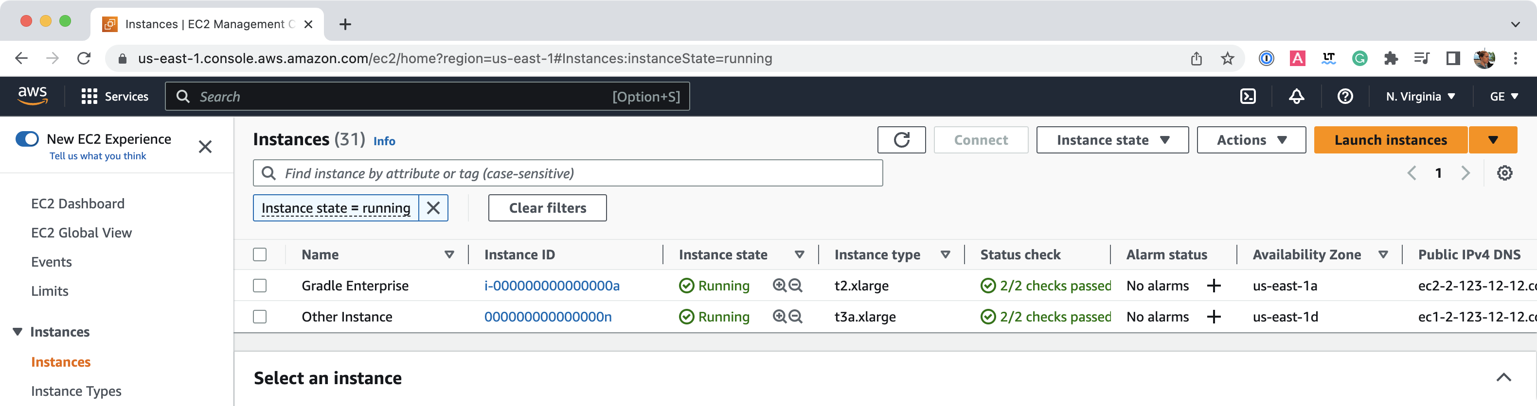 create instance 3